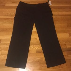 NEVER WORN: wide leg black dress pants
